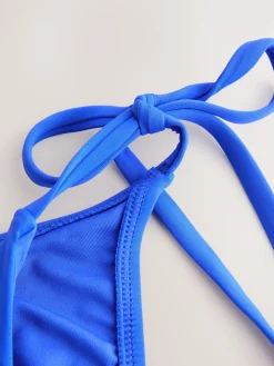 Next Cobalt Blue Tie Side Bikini Bottoms Clearance
