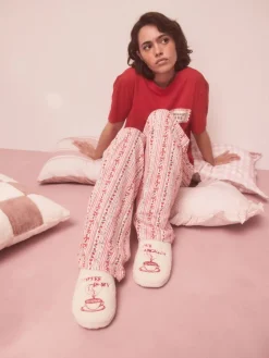 Next Coffee Mule Borg Slippers