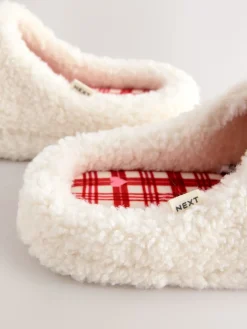 Next Coffee Mule Borg Slippers