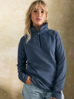Columbia Womens Glacial IV Half Zip Fleece Blue Outlet