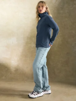 Columbia Womens Glacial IV Half Zip Fleece Blue Outlet