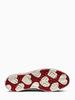 Converse Black Chuck Taylor Lift Heart Detail Low Trainers Best