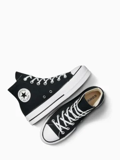 Converse Pale Platform Lift High Top Trainers Black Online