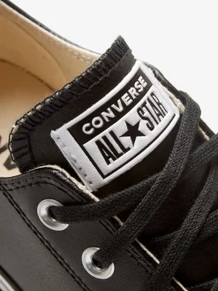 Converse Platform Lift Chuck Ox Leather Trainers Black Best