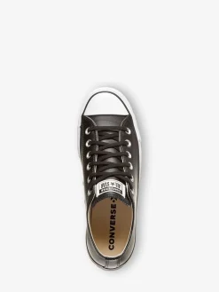 Converse Platform Lift Chuck Ox Leather Trainers Black Best