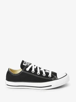 Converse Wide Fit Chuck Taylor All Star Ox Trainers Black Clearance