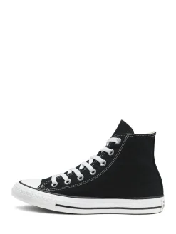 Converse Black/White Wide Fit Chuck Taylor All Star High Trainers Hot