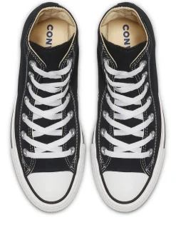 Converse Black/White Wide Fit Chuck Taylor All Star High Trainers Hot