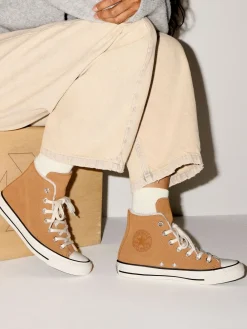 Converse Chuck Taylor All Star Winter Luxe High Trainers Brown Discount