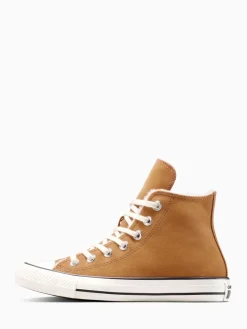 Converse Chuck Taylor All Star Winter Luxe High Trainers Brown Discount