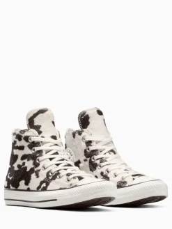 Converse Chuck Taylor Suede All Over High Trainers Cow Brown Sale