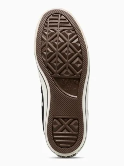 Converse Chuck Taylor Suede All Over High Trainers Leopard Black Clearance