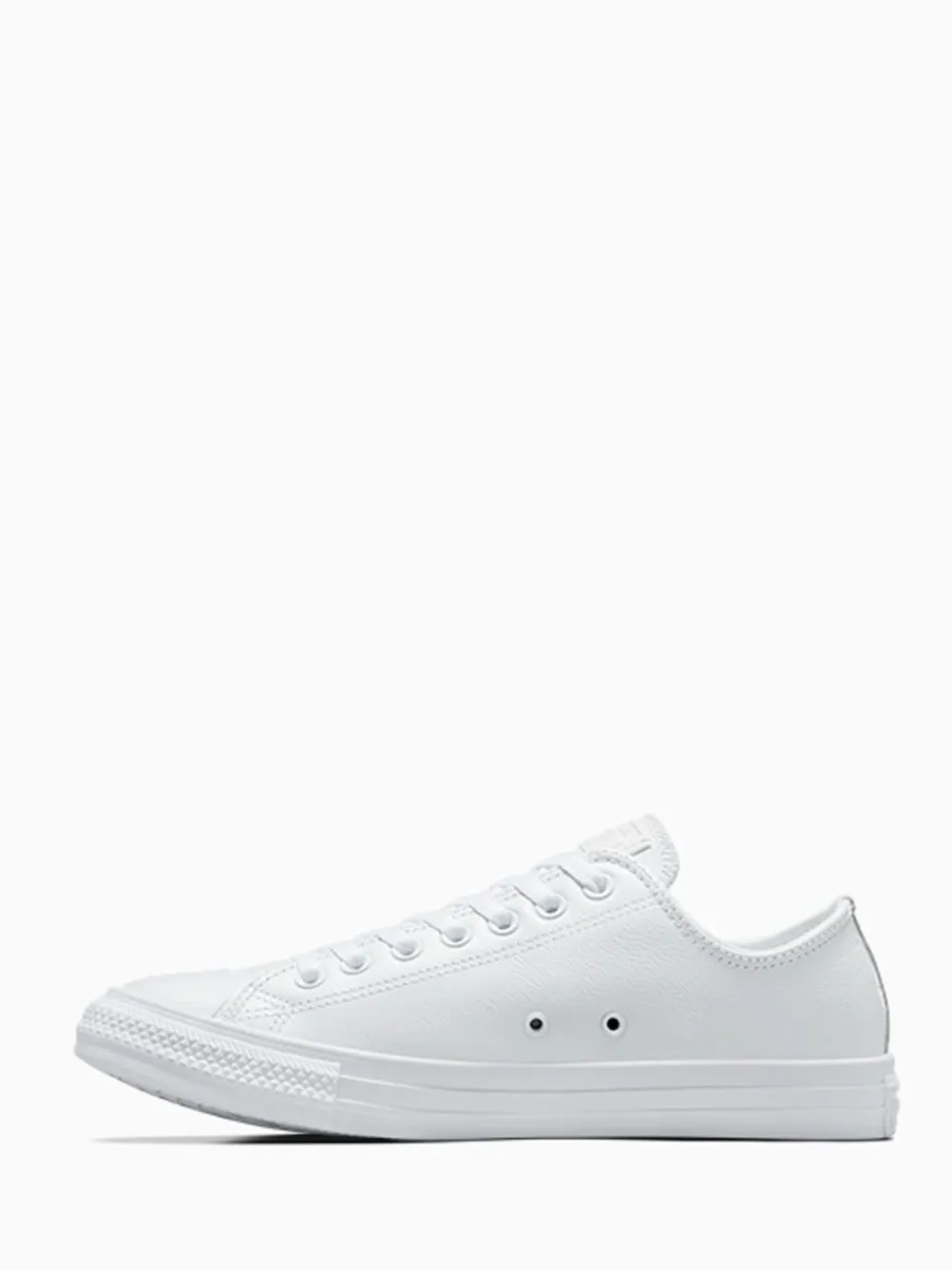 Converse White Chuck Taylor All Stars Leather Ox Trainers Hot