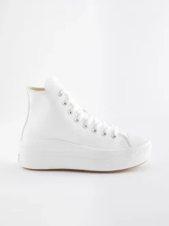 Converse Chuck Taylor All Star Move Platform Leather White Online