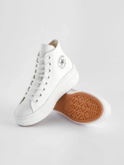 Converse Chuck Taylor All Star Move Platform Leather White Online