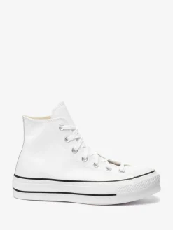 Converse Platform Lift Chuck Taylor Leather High Trainers White Online