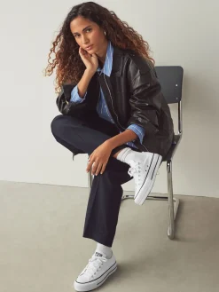 Converse Platform Lift Chuck Ox Trainers White Outlet