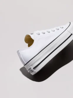 Converse Platform Lift Chuck Ox Trainers White Outlet