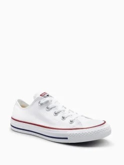 Converse Standard Fit Chuck Taylor All Star Ox Trainers White Sale
