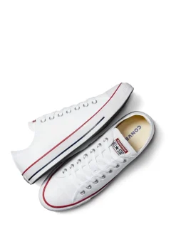 Converse Standard Fit Chuck Taylor All Star Ox Trainers White Sale