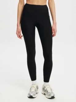 Cotton On Fleece Lined Full Length Tights Black Sale