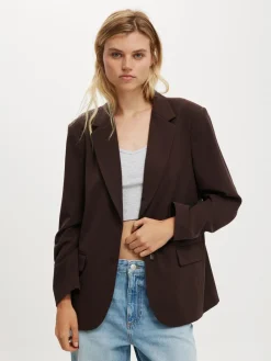 Cotton On Brown Lolita Blazer Online