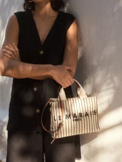 Next Cream Canvas Hand Held Bag Online