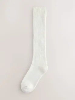 Next Longline Slouchy Socks 1 Pack Cream Online