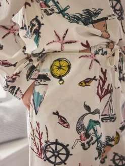 Next Long Sleeve Pyjamas Cream Mermaid Best