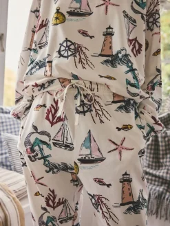 Next Long Sleeve Pyjamas Cream Mermaid Best