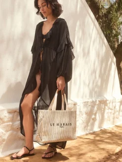 Next Cream Structured Canvas Shoulder Bag Sale