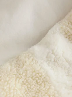 Next Cream Textured Stripe Dressing Gown Sale