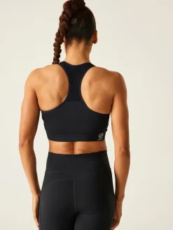 Dare 2b Womens Don't Sweat It II Sports Bra Black Outlet