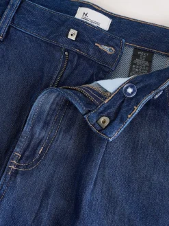 Next N.Premium High Rise Culotte Jeans Dark Blue Online