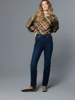 Next Slim Mid Rise Stretch Jeans Dark Blue Sale