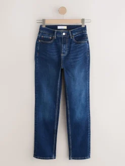 Next Slim Mid Rise Stretch Jeans Dark Blue Sale