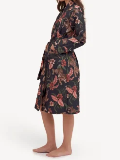 Desmond & Dempsey Soleia Navy Quilted Robe Discount