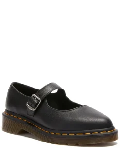 Dr. Martens Black Elphie Mary Jane Virginia Leather Shoes