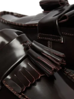 Dr. Martens Burgundy Red Adrian Arcadia Leather Shoes Best