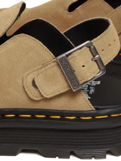 Dr. Martens Zebzag Leather Shoes Cream Best