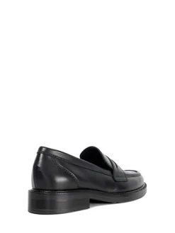 Dune London Black Giya Penny Loafers Outlet