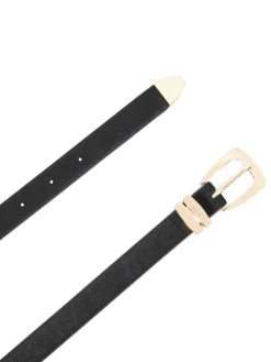 Dune London Black Niah Belt New
