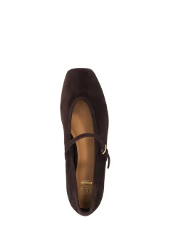 Dune London Brown Hearthrob Ballet Pumps