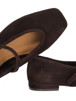 Dune London Brown Hearthrob Ballet Pumps