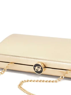 Dune London Belinda Tear Drop Clutch Gold Hot