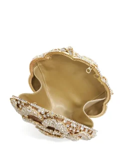 Dune London Bling Hard Embellished Flow Bag Gold New