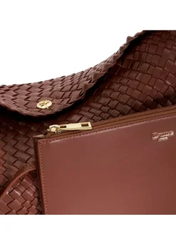 Dune London Natural Deliberate Large Woven Bag New