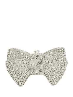 Dune London Enchant Diamante Bow Bag Silver Hot
