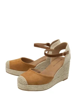 Dunlop Wedge Shoes Brown