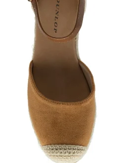 Dunlop Wedge Shoes Brown